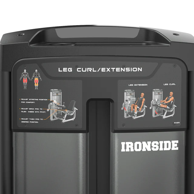 Dual Leg Curl & Extension Machine IRONSIDE Luxe