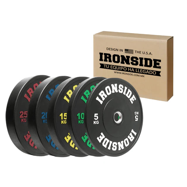 Discos Olímpicos Pro Bumper IRONSIDE (KG)