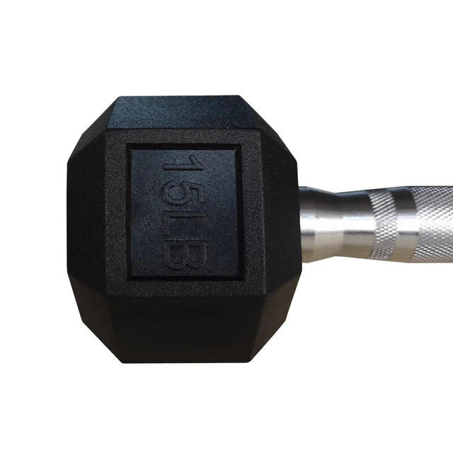 Mancuernas Hexagonales 5 a 100 lb IRONSIDE Fitness (unidad)