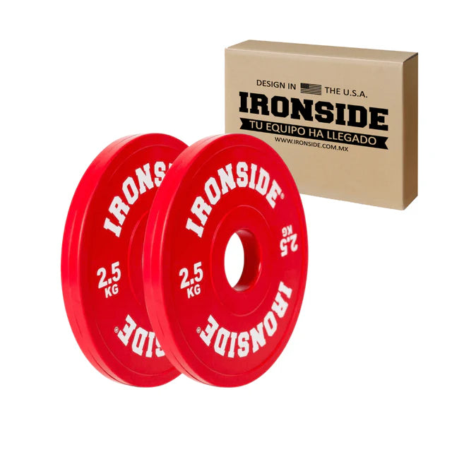 Par de Discos Fraccionales (2.5 kg) IRONSIDE