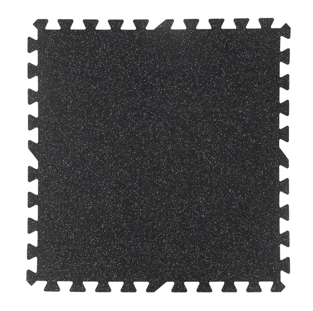 Piso de Gimnasio Interlock EPDM Negro/Gris 6 mm IRONSIDE