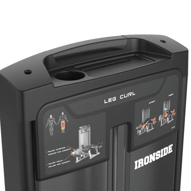 Prone Leg Curl Machine IRONSIDE Luxe