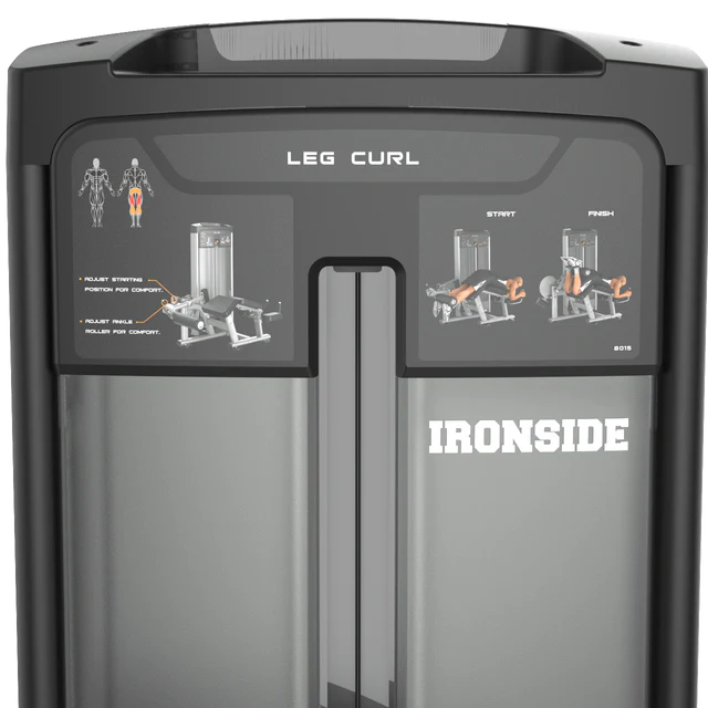Prone Leg Curl Machine IRONSIDE Luxe