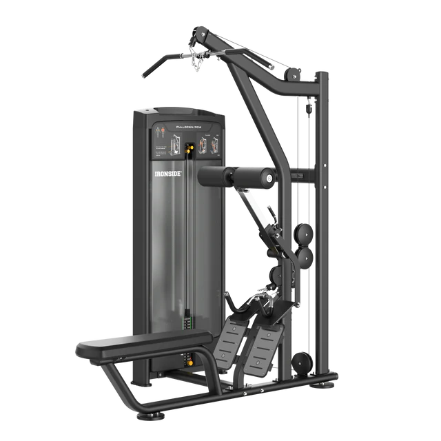 Dual Lat Pulldown & Low Row Machine IRONSIDE Luxe