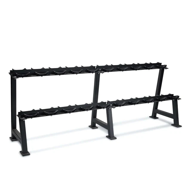 Rack de Almacenamiento Comercial para Mancuernas Premium de 2 niveles IRONSIDE