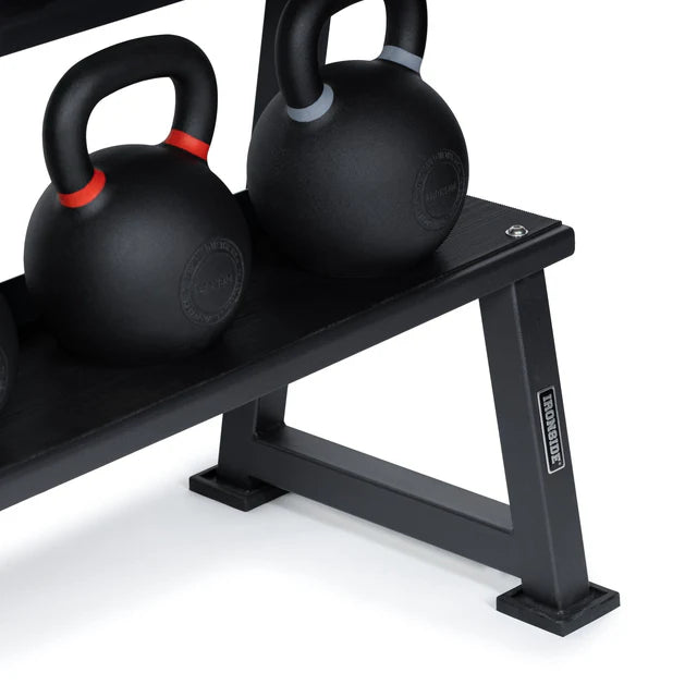 Set Kettlebells Premium (4 a 32 KG) + Rack de Almacenamiento IRONSIDE
