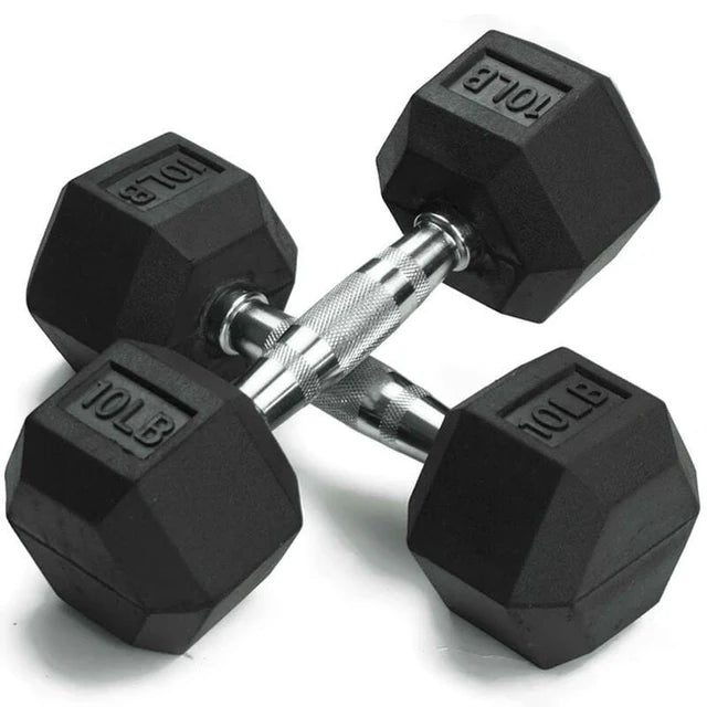 Mancuernas Hexagonales 5 a 100 lb IRONSIDE Fitness (unidad)