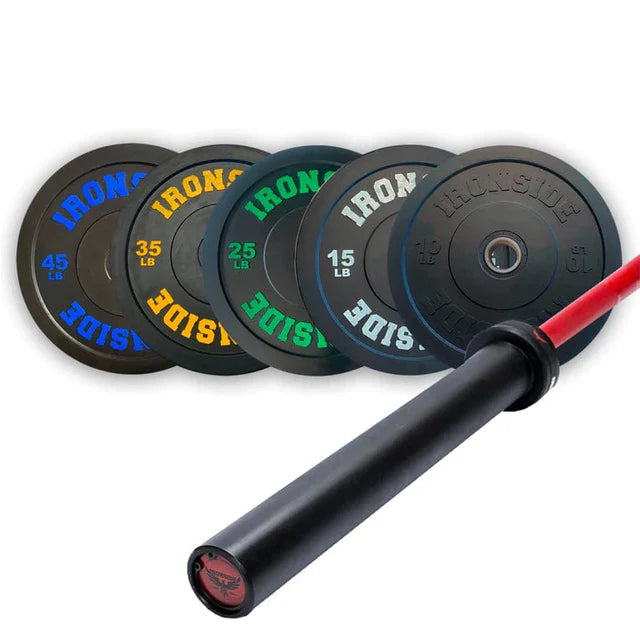 Pack IRONSIDE Barra Phoenix Cerakote (1.500 lb) + Set Discos PRO (260 lb)