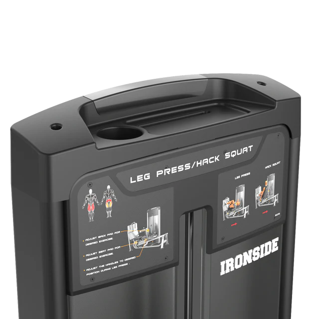 Dual Leg Press & Hack Squat Machine IRONSIDE Luxe